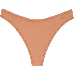 PINK Base Stretch Thong Panty - Toffee