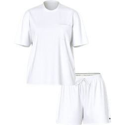 Victoria's Secret Cotton Short Pajama Set - Vs White