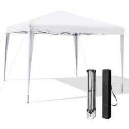 Northix 3 x 3 m Pop-Up Gazebo Udendørs Strandtelt Hvid