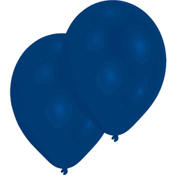 Amscan Latex Balloons Dark Blue 10-pack