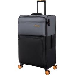 IT Luggage 8 Wheel Soft Suitcase Large Pewter