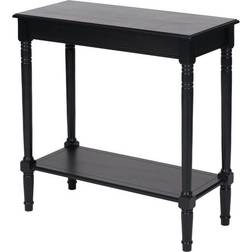 Pacific Lifestyle Heritage Black Console Table 36x80cm