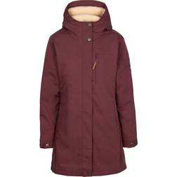 Trespass Risha TP50 Fleece Lined Waterproof Jacket - Plum