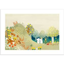 Postery Jungle In The Moominvalley Orange 30x40 Poster
