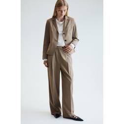 H&M Hose Mit Bügelfalten - Beige