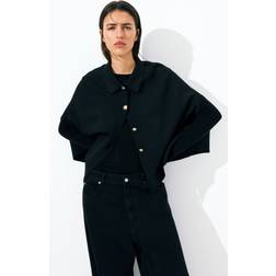 H&M Knitted Cape - Black
