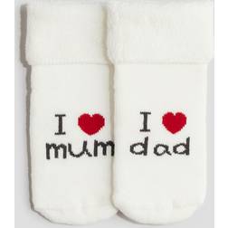 H&M Baby 2-Pack Terry Socks - White