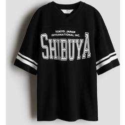 H&M Boys Loose-Fit Hockey Shirt - Black