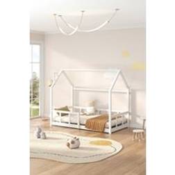 Living and Home Wooden House Bed Frame One Size