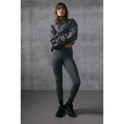 H&M Ladies Pocket Detail Sports Leggings - Grey