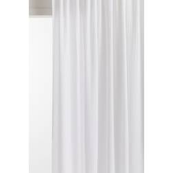 H&M Long And Wide Muslin Curtain Length 250x300 White