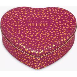 Sara Miller Love You Millions Large Heart Tin Caddy 4.8L Pink Small Box