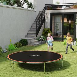 Sportnow Trampoline Mat with 54 V-Hooks for 10ft Orange