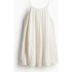 H&M A-line Throw-on Dress - White