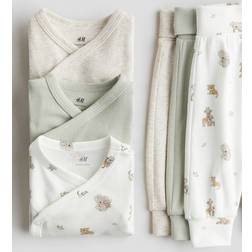 H&M Bodysuit And Trousers Set - White