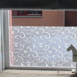 East Urban Home 67.5 cm x 1.5m Roll Scroll Flower 150 cm x 67.5 cm W Window Film