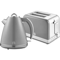 Swan Retro Kitchen Set 1.5L Fast Boil Kettle 2 Slice Toaster