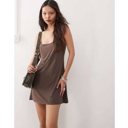 Weekday Mini Dress - Brown
