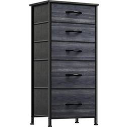 YitaHome Sovrum Med 5 Lådor Förvaringsenhet Byrå 45x94.5cm