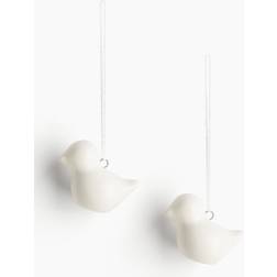 H&M 2-Pack Stoneware Decorations White Easter Decoration