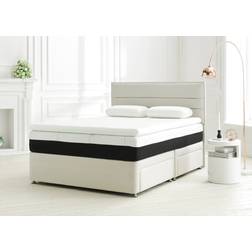 Dormeo Octaspring Classic 7cm Memory Foam Topper Double Mattress Cover White