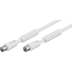 Wentronic Antenna Coaxial - Coaxial M-F White 2.5m