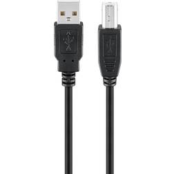 Goobay 2.0 USB A - USB B M-M Black 3m