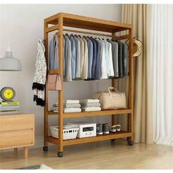 Shein Heavy Duty Wooden Rail Clothes Rack