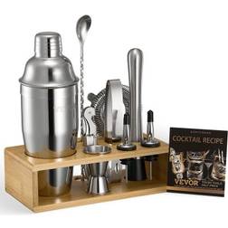 VEVOR Cocktail Shaker 10 Pcs Bartender Kit Bar Set