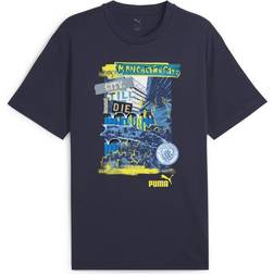 Puma Manchester City FtblNRGY+ T-Shirt Adults Blue