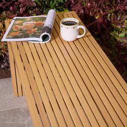 Rowlinson Kyoto 3 Seat 50cm H x 150cm W x 50cm D Garden Bench