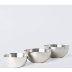 John Lewis Nesting Stainless Steel Bowls Set of 3 Mixing Bowl