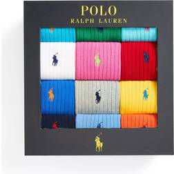 Polo Ralph Lauren Gift Box Cotton Ribbed Socks - 12-Pack