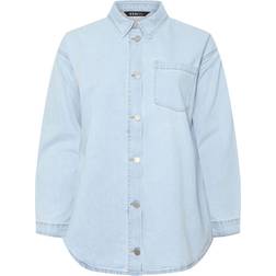 Yours Curve Denim 100% Cotton Shirt - 56