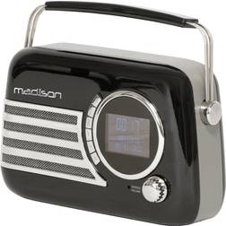 Madison Retro Radio med Bluetooth FM och DAB