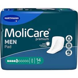Molicare Inkontinensskydd Man För Fixering I Byxa Premium Men Pad 5 168 st