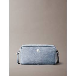 Calvin Klein Denim Crossbody Camera Bag - Blue