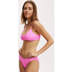 Cotton On Super Scoop Bikini Top - Pink