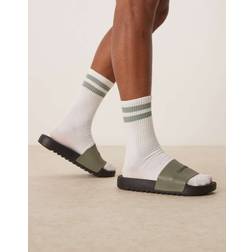 Calvin Klein Jeans Pantoletter - Oliven/Sort