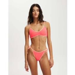 Cotton On Super Scoop Bikini Top - Pink