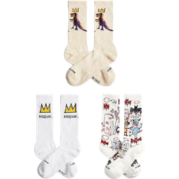 Jimmy Lion Athletic Basquiat Socks 3 pack - Multicolour