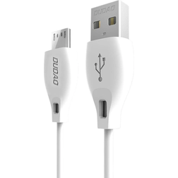 Dudao USB A - Micro USB A M-M White 1m