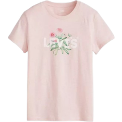 Levi's Perfect Tee - Pink Desert Plant Hl Logo Bros/Lyserød