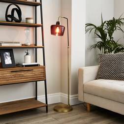 Dunelm Auburn Mulberry Floor Lamp 180cm
