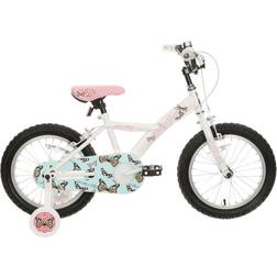 Apollo Butterflies Kids Bike 16 Inch Wheel - Pink Kids Bike