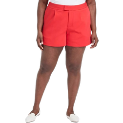 A New Day Women's High Rise Tailored Shorts - Red