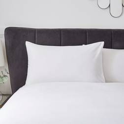 Hotel Cotton 200 Thread Count and Pillowcase Set - Duvet Cover White (230x220cm)