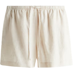 H&M Linen Drawstring Shorts - Light Beige