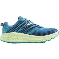 Hoka Speedgoat 4 Wide W - Provincial Blue/Luminary Green