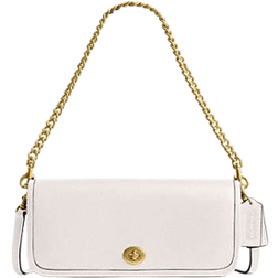 Coach Dinky Bag - Smooth Leather/Brass/Chalk